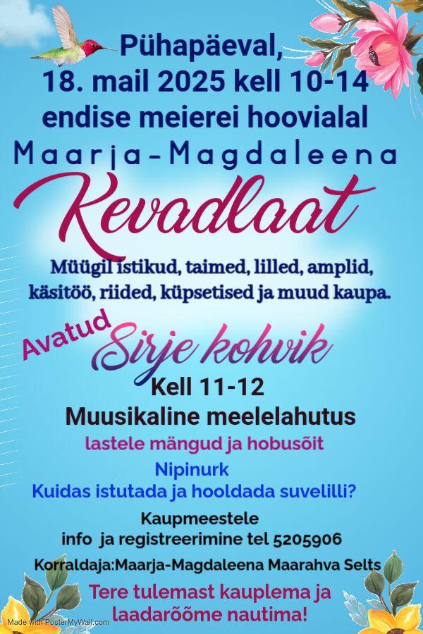 Maarja-Magdaleena Kevadlaat 2025